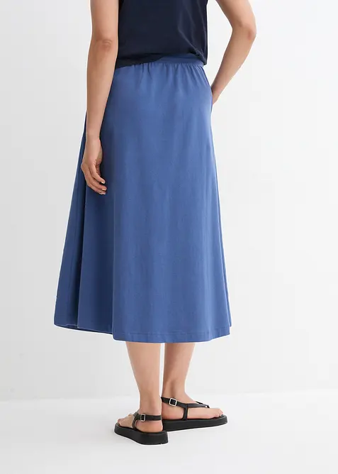 Jerseyskj&oslash;rt i bomullsmiks, bonprix