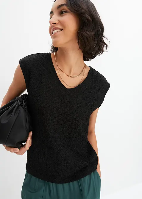 Topp av lett crepe, bonprix