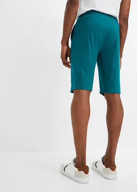 Jersey bermudashorts i 100% &oslash;kologisk bomull, bonprix