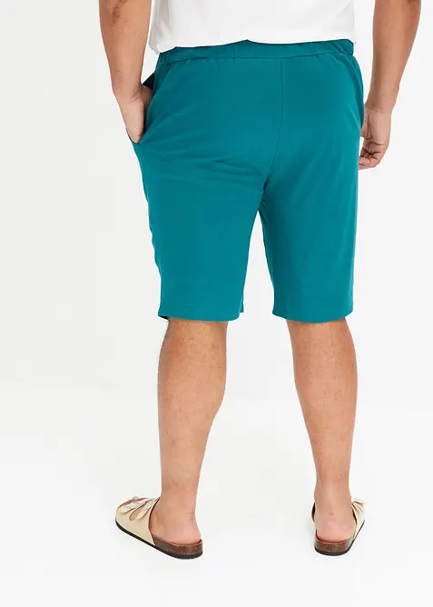 Jersey bermudashorts i 100% &oslash;kologisk bomull, bonprix