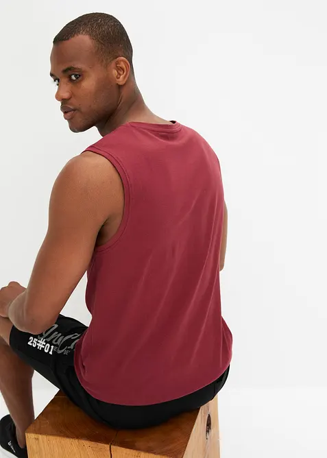 Singlet i bomull (2-pack), bonprix
