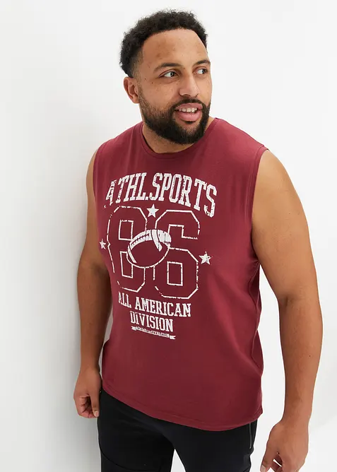 Singlet i bomull (2-pack), bonprix