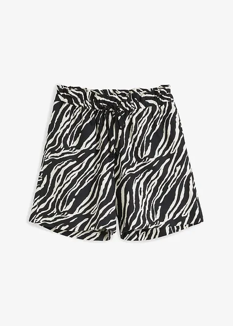 Paperbag-shorts med sn&oslash;ring, bonprix