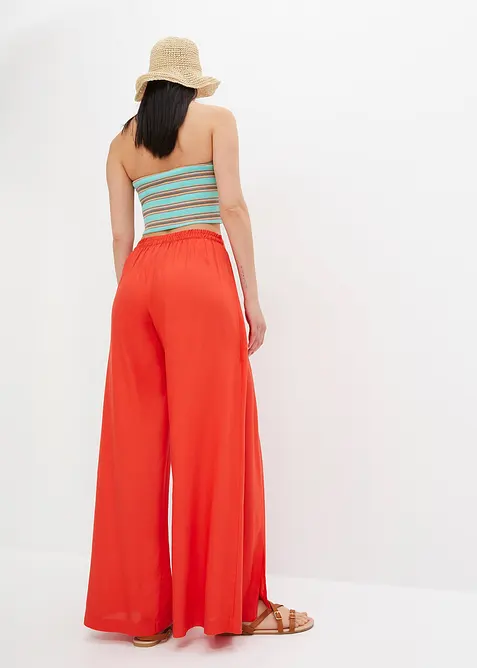 Bukse med splitt, av viskose, bonprix