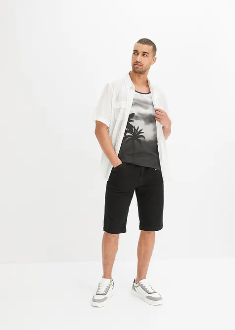 Kortermet skjorte i 100% bomull, bonprix