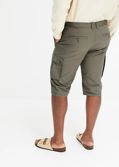 Cargo-bermudashorts i 100% bomull, Regular Fit, bonprix