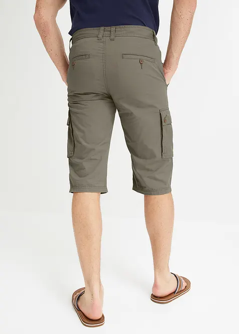 Cargo-bermudashorts i 100% bomull, Regular fit, bonprix