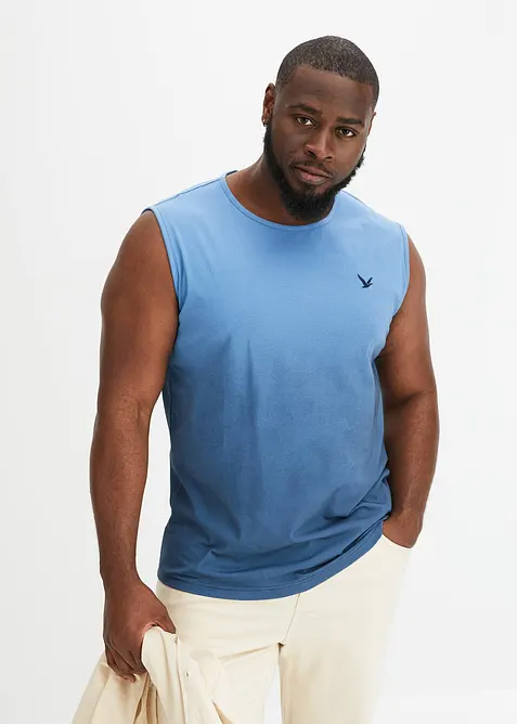 Singlet i ren økologisk bomull, bonprix