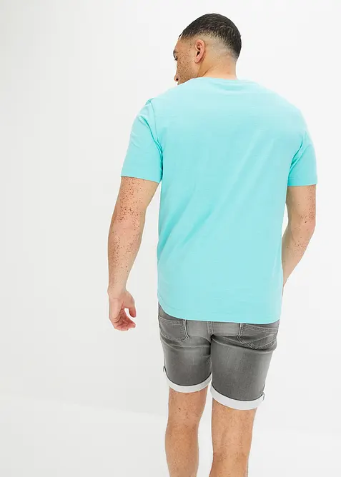 T-skjorte i 100% bomull med V-hals, bonprix