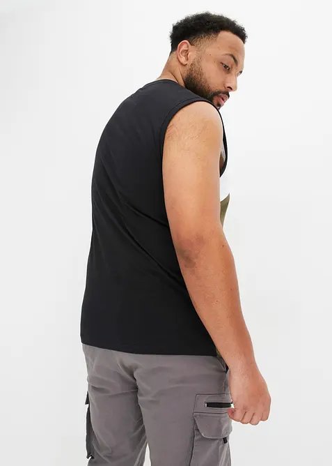 Singlet i 100% &oslash;kologisk bomull, bonprix