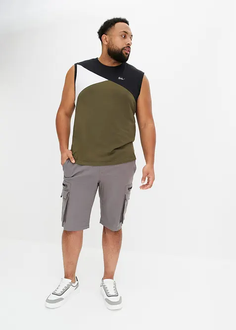 Singlet i 100% &oslash;kologisk bomull, bonprix