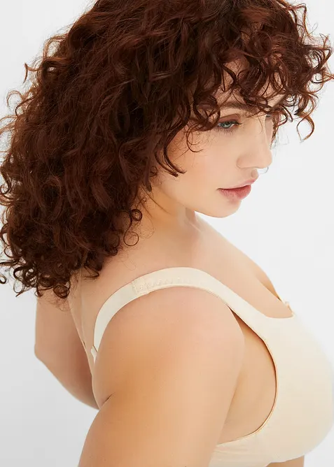 Minimizer T-skjorte-BH uten spiler med økologisk bomull (2-pack), bonprix