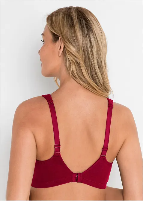 BH uten b&oslash;yle, med &oslash;kologisk bomull (2-pack), bonprix