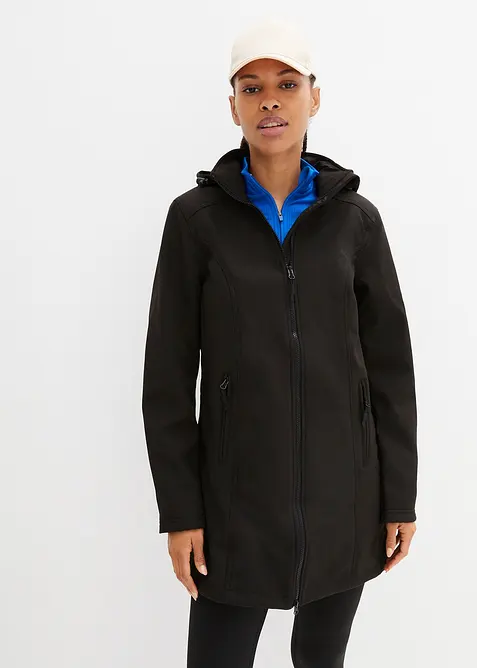Softshell-parkas, vannavstøtende, bonprix
