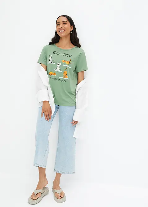 T-skjorte med print, bonprix