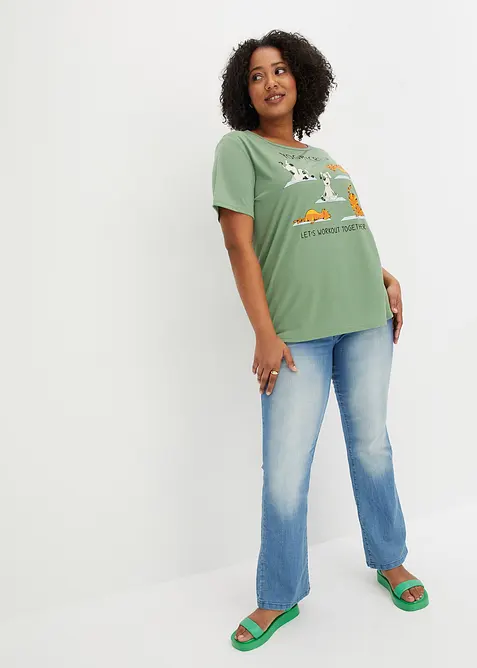 T-skjorte med print, bonprix