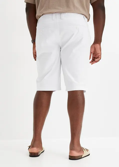Chinos-bermuda i 100% bomull, Regular Fit, bonprix