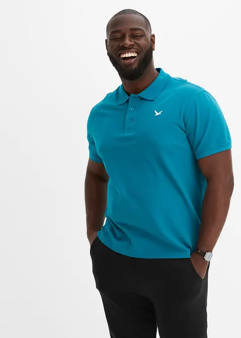 Kortermet poloskjorte (2-pack), bonprix