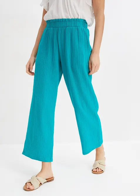 Culottes i bomullsmusselin, bonprix