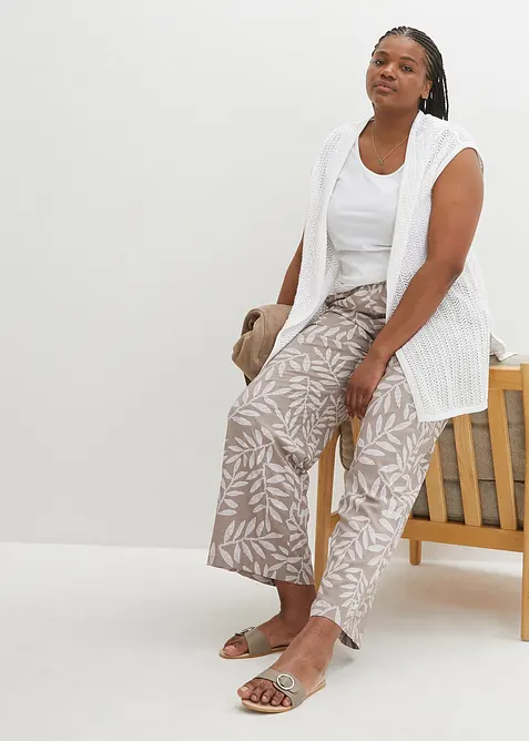 Palazzobukse med print, bonprix