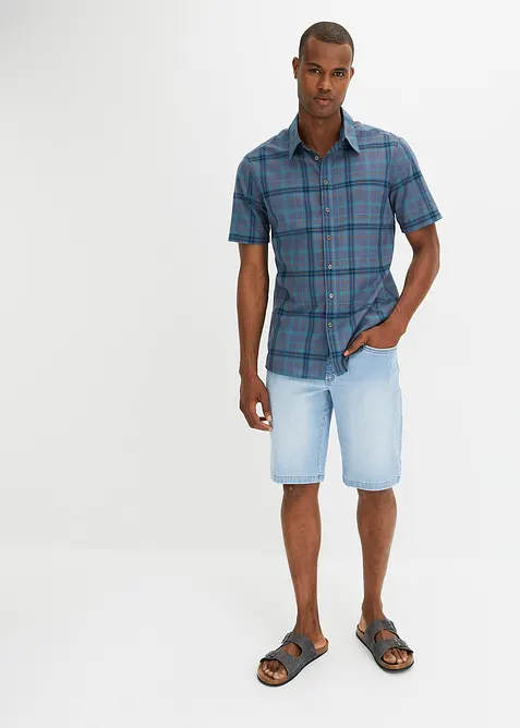 Kortermet skjorte i 100% bomull, bonprix