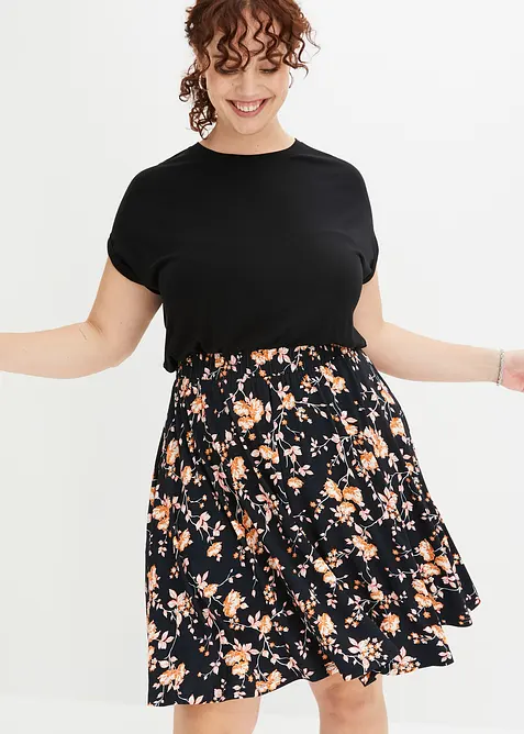 Jerseykjole i viskosemiks, bonprix