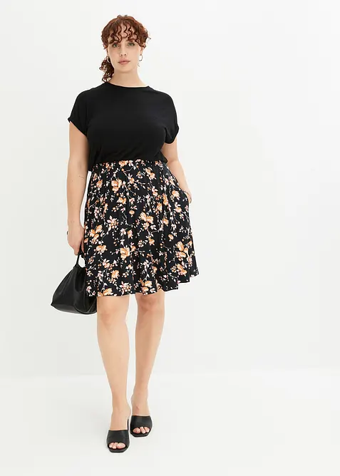 Jerseykjole i viskosemiks, bonprix