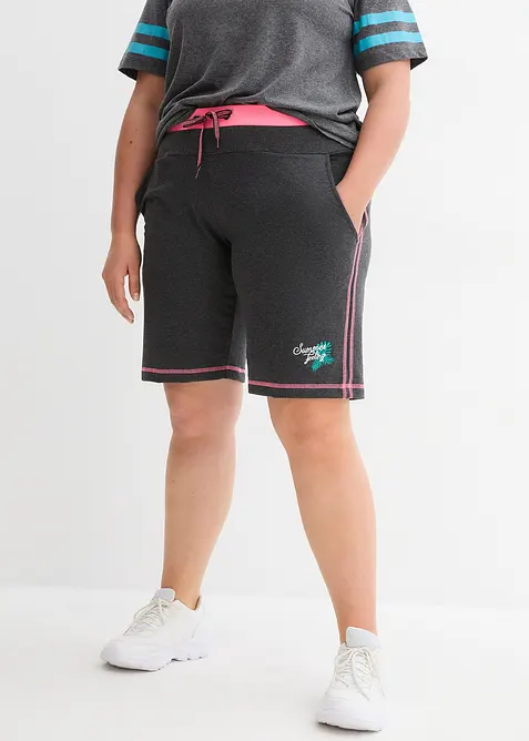 Sweatshorts i bomullsmiks, bonprix