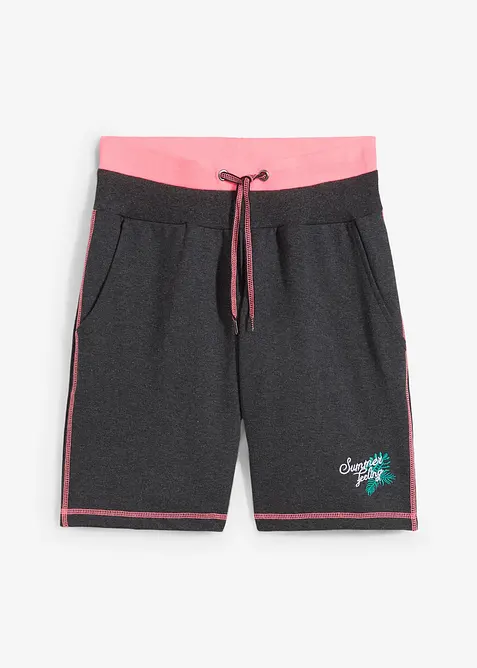 Sweatshorts i bomullsmiks, bonprix