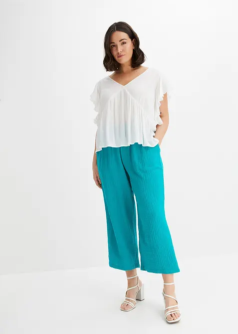 Culottes i bomullsmusselin, bonprix