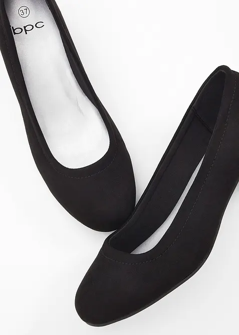 Pumps med blokkh&aelig;l, bonprix