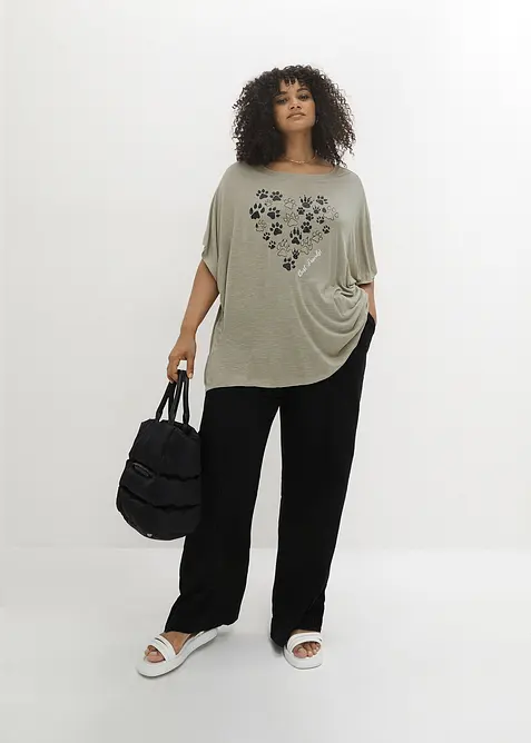 Topp i lett viskose, bonprix