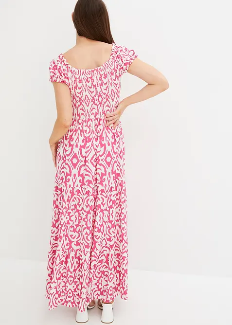 Maxikjole i viskosemiks, bonprix