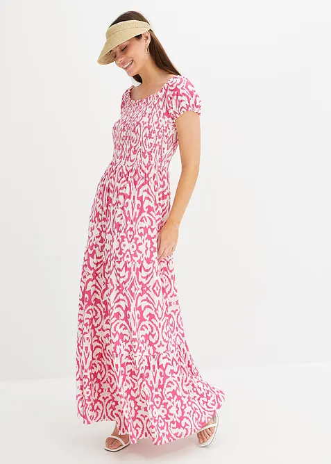 Maxikjole i viskosemiks, bonprix