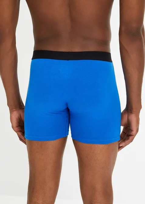 Boksershorts, tettsittende, mellomlange ben (3-pack), bonprix