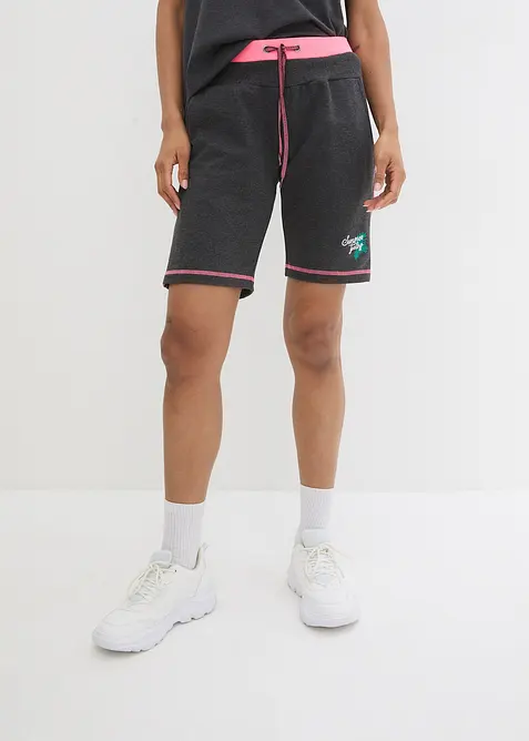 Sweatshorts i bomullsmiks, bonprix