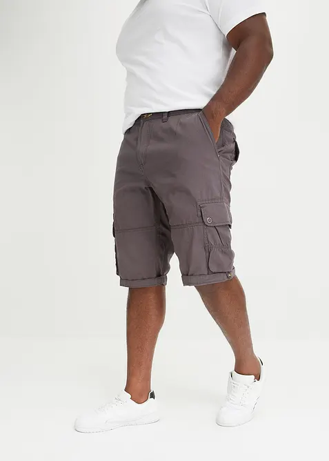 Cargo-bermudashorts i 100% bomull, Regular Fit, bonprix