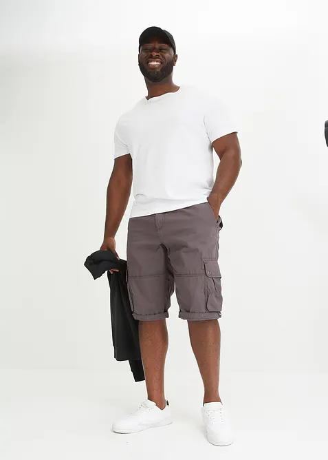 Cargo-bermudashorts i 100% bomull, Regular Fit, bonprix