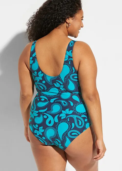 Shape-badedrakt, lett figurformende, i omslagsstil, bonprix