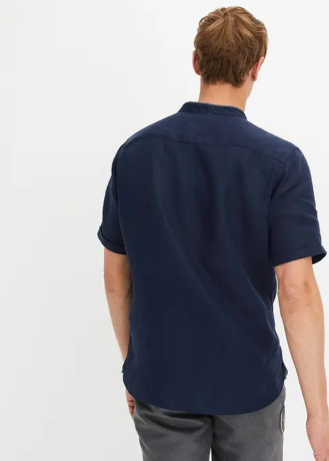 Kortermet skjorte i 100% lin, bonprix