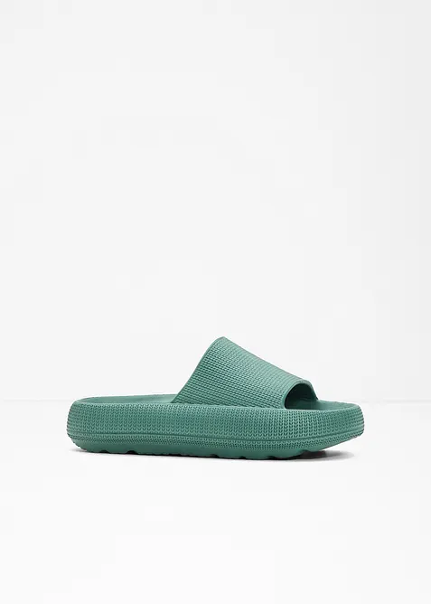 Slip-in sandaler med lett s&aring;le, bonprix