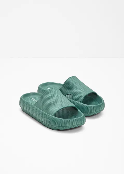 Slip-in sandaler med lett s&aring;le, bonprix
