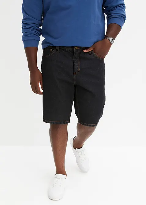 Bermudashorts i denim med komfortlinning, Classic Fit, bonprix