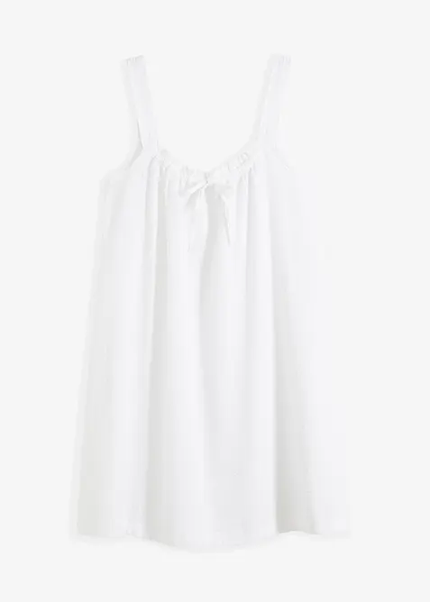 Oversized nattkjole i lett krepp, bonprix