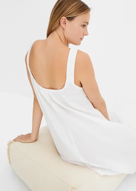 Oversized nattkjole i lett krepp, bonprix