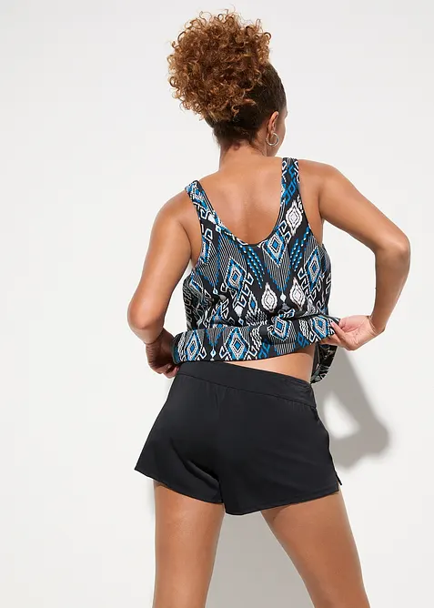 Oversized tankini (2-delt sett) med panty, bonprix