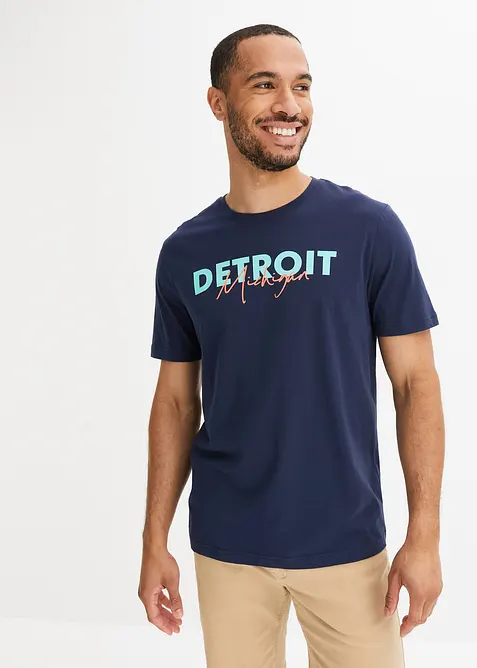 T-skjorte i ren økologisk bomull, bonprix