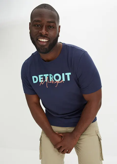 T-skjorte i ren økologisk bomull, bonprix