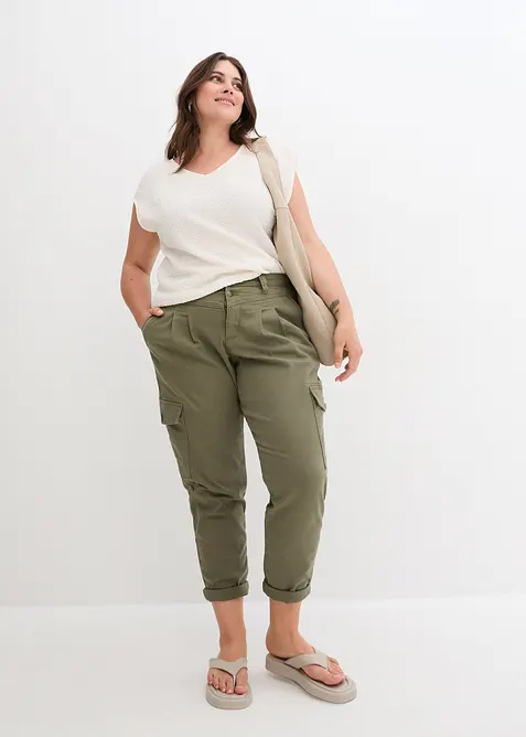 Topp av lett crepe, bonprix