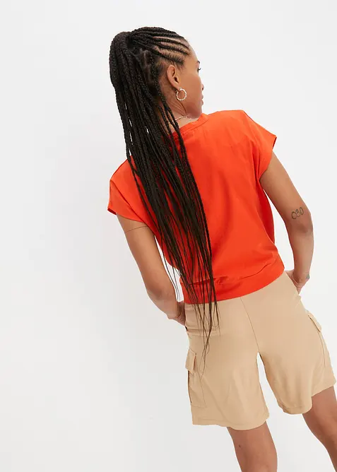 T-skjorte i &oslash;kologisk bomull, bonprix